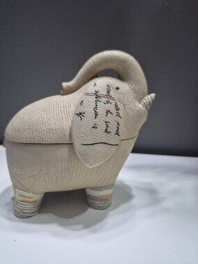 Elephant Trinket Decorative Resin Figurine